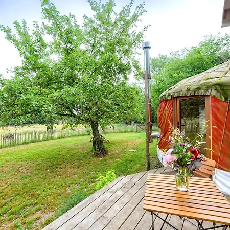 La Yourte De La Ferme Froidefontaine Luxury tent Havelange